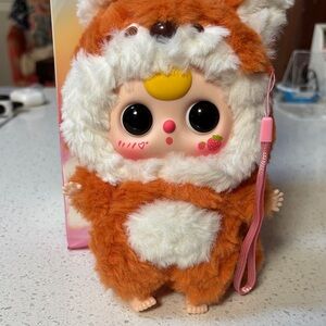New Cureplaneta Cute Fox Plush pendant